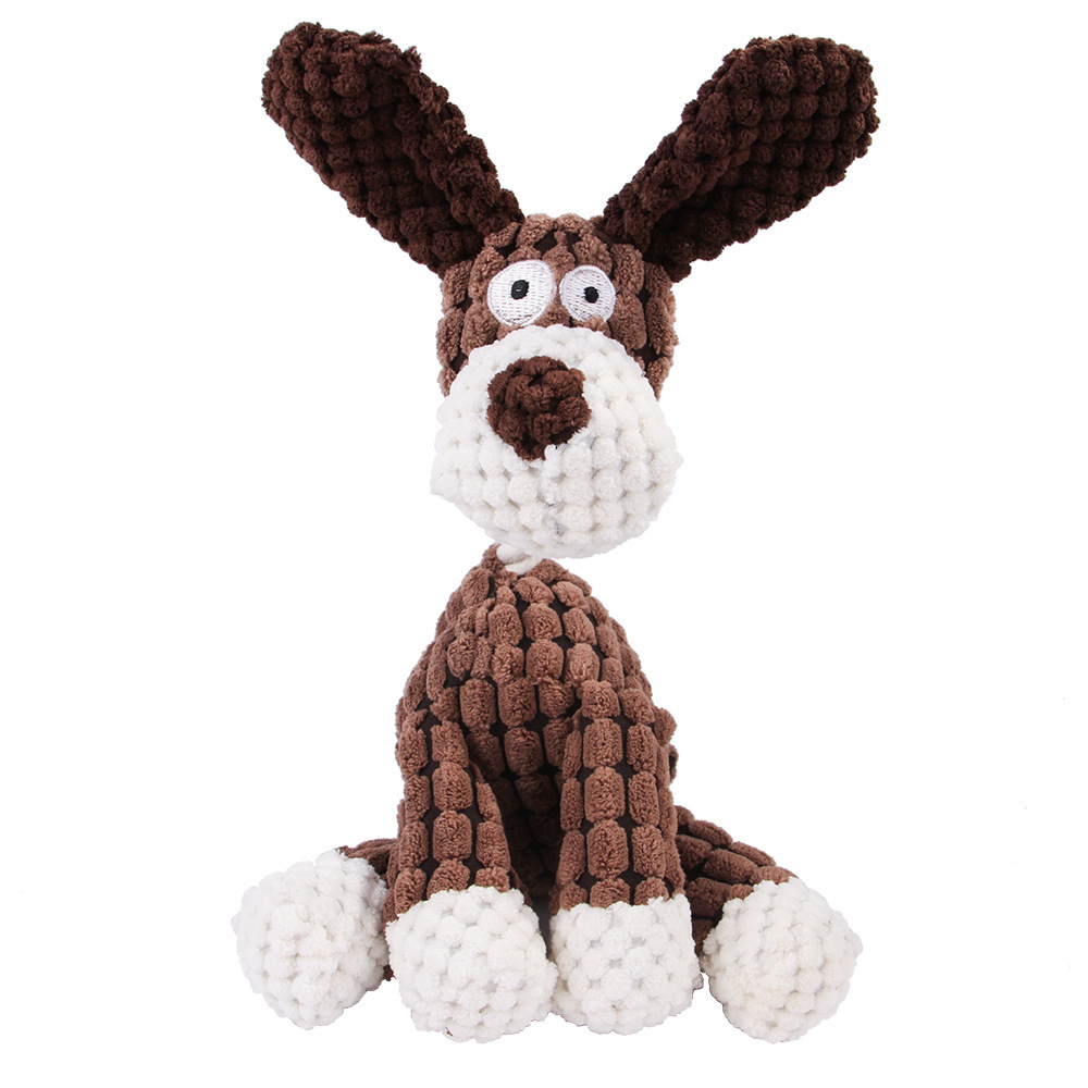 Pet Donkey Shape Corduroy Chew Toy for Dogs - Image 5