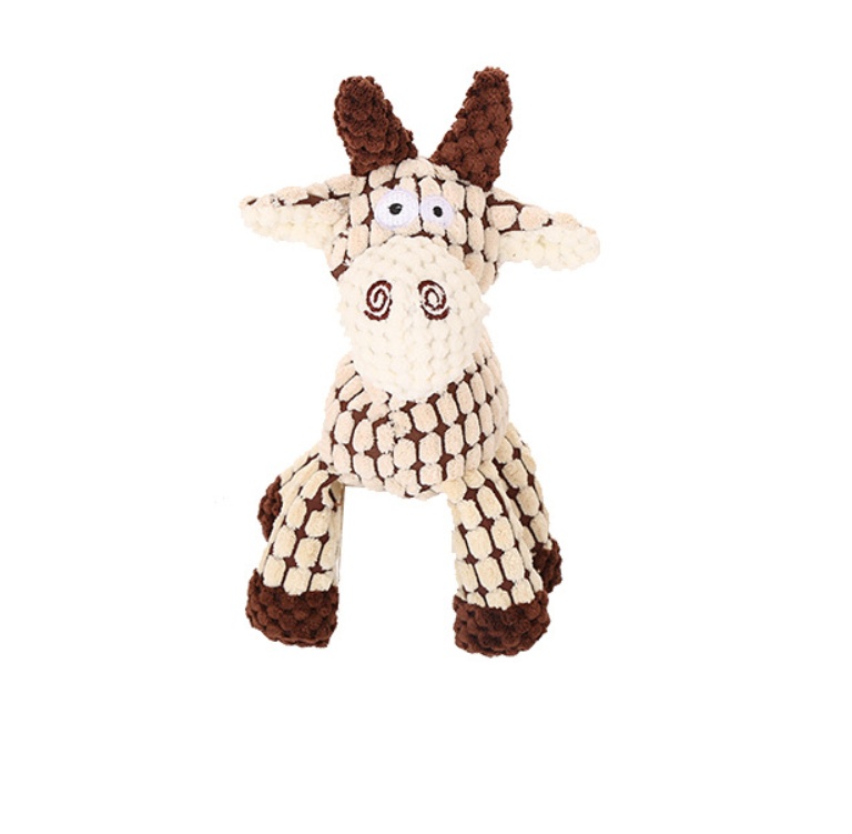 Pet Donkey Shape Corduroy Chew Toy for Dogs - Image 6