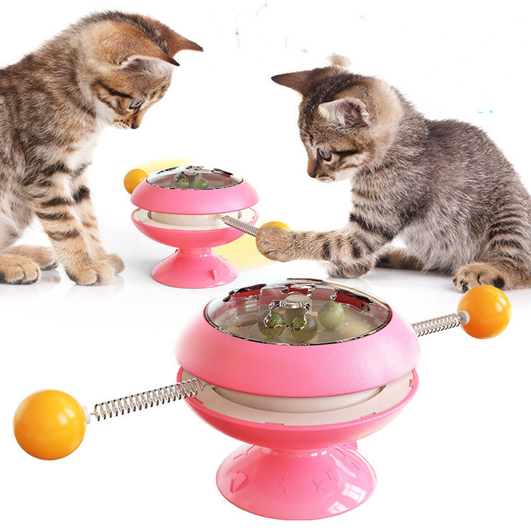 Interactive Rotatable Cat Training Toys With Catnip - Image 5