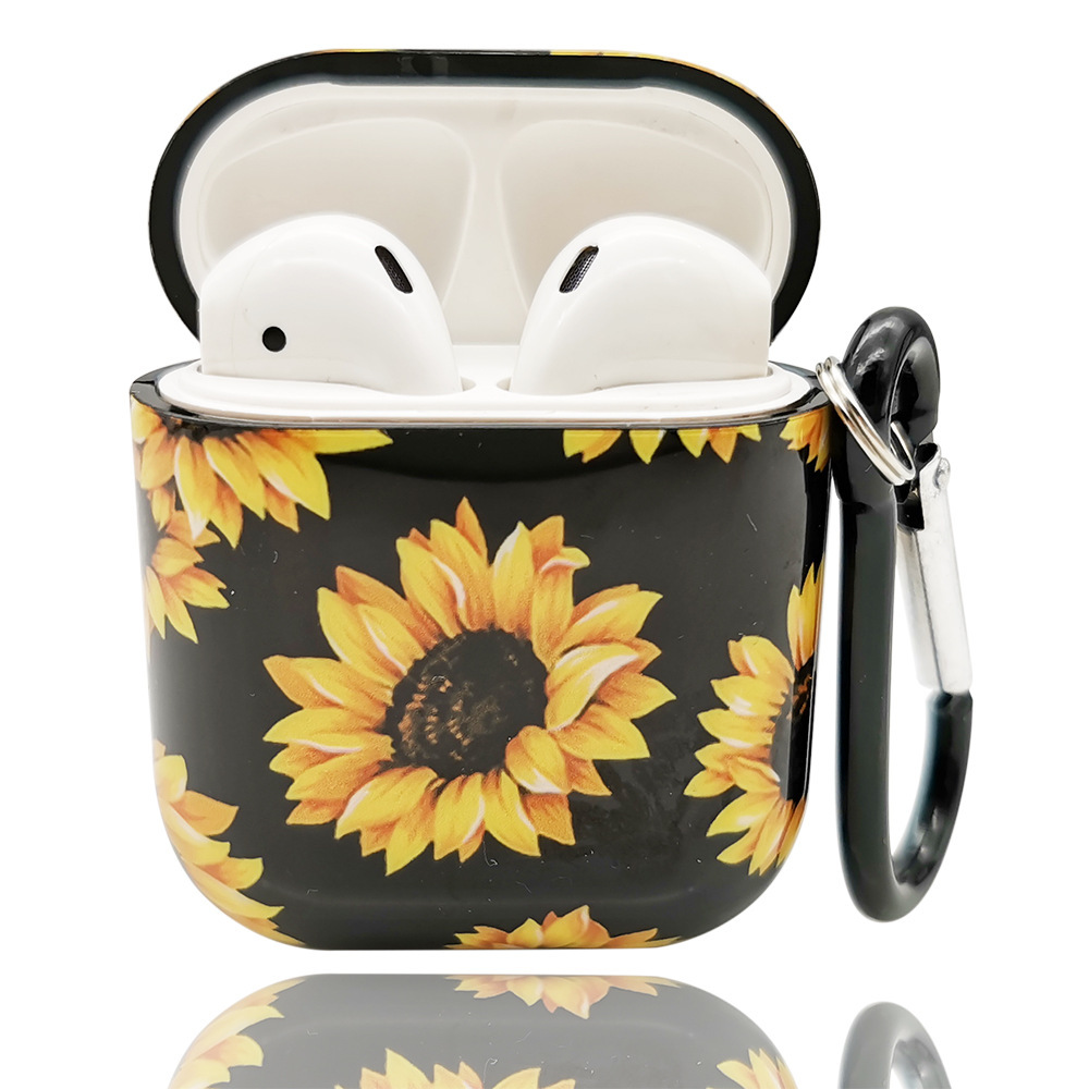 Flamingo Sunflower Earbuds Case