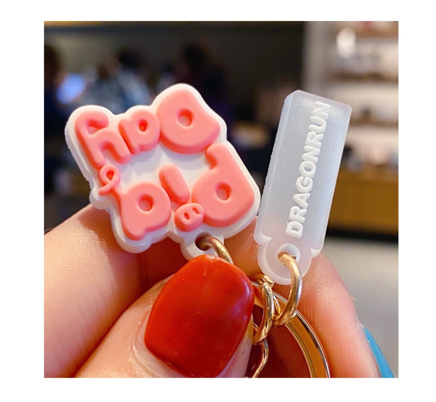 Cute Original Pig Chrysanthemum Keychain - Image 7