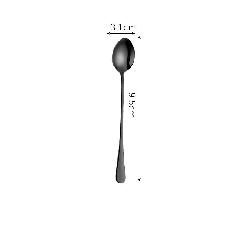 Stainless Steel Titanium-Plated Cutlery 4 Piece Set - Image 2