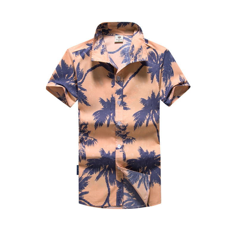 Summer Short-Sleeved Beach Shirt - Image 3