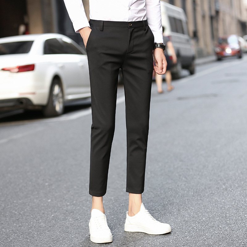 Nine-Point Men's Slim-Fit Trousers