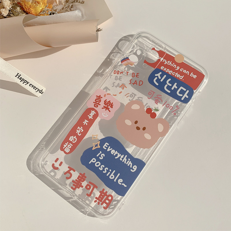 Ins Graffiti Floral Phone Case - Image 3