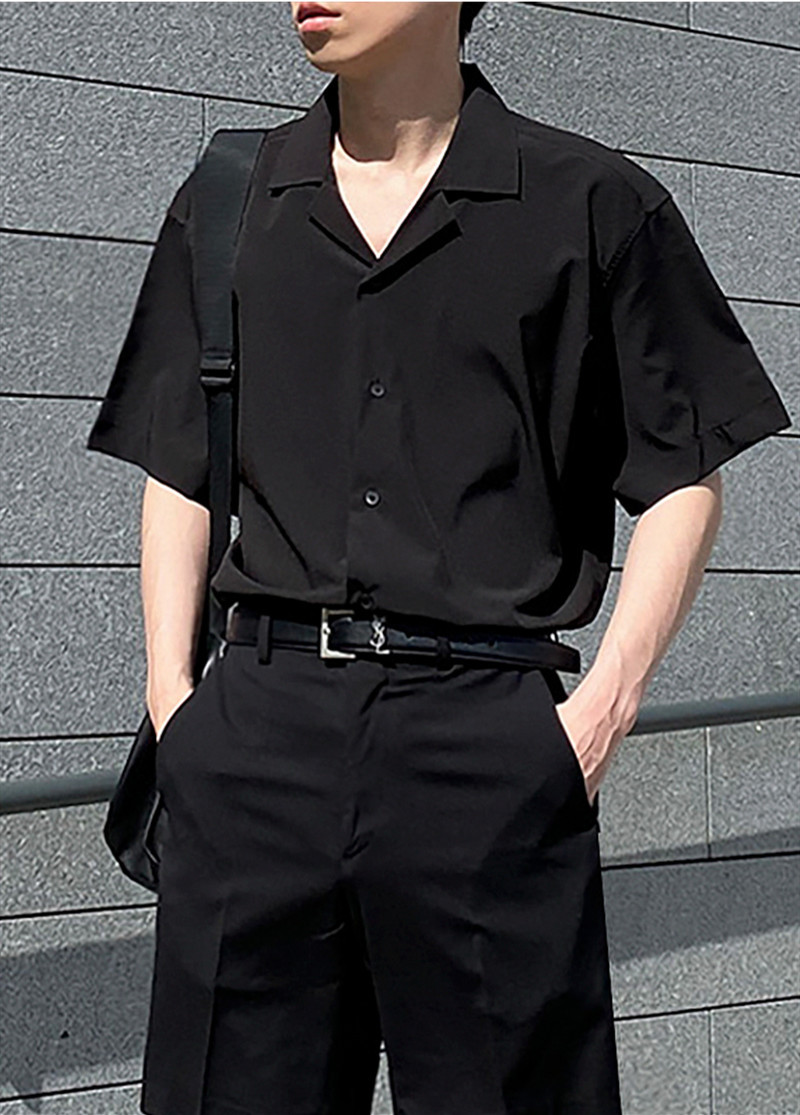Korean Style Loose Short Sleeve Shirt - Image 4