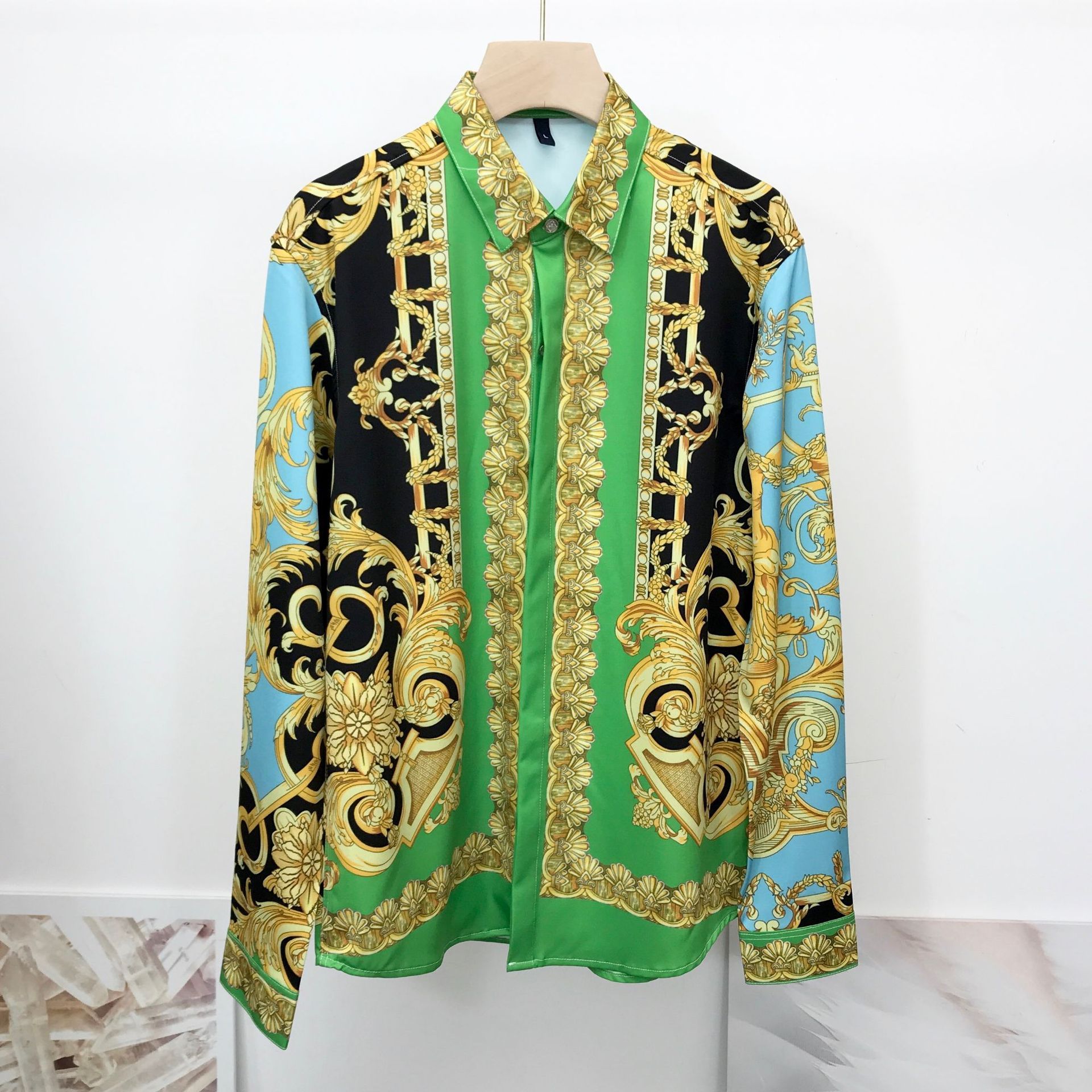 Yan Pattern Printing Shirts - Image 3