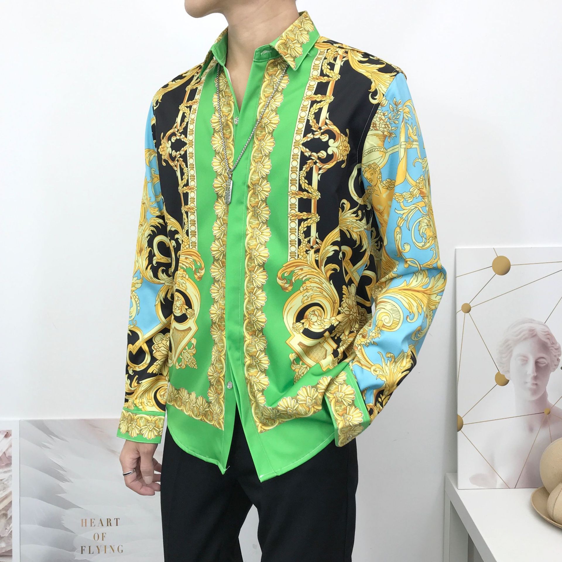 Yan Pattern Printing Shirts