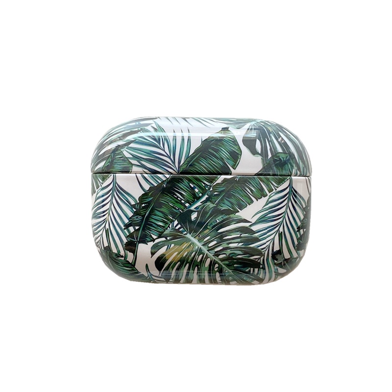 Soft Tropical Banana Leaves Earphone Case