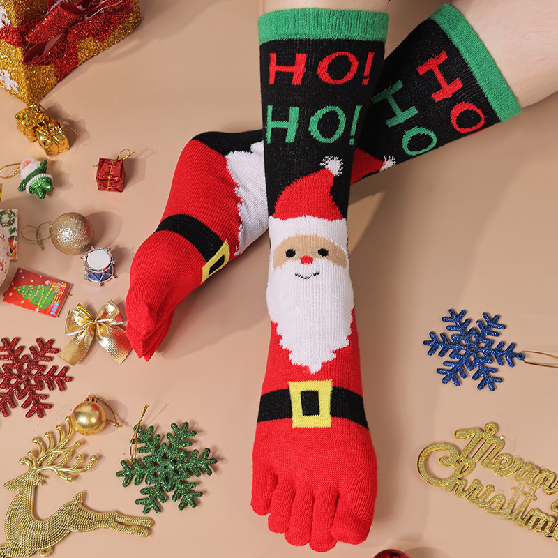 Cute Christmas Sweat-absorbent Split-toe Socks