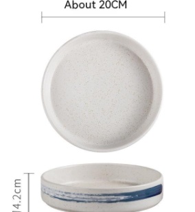 Simple Western Ceramic Deep Plates - Image 3