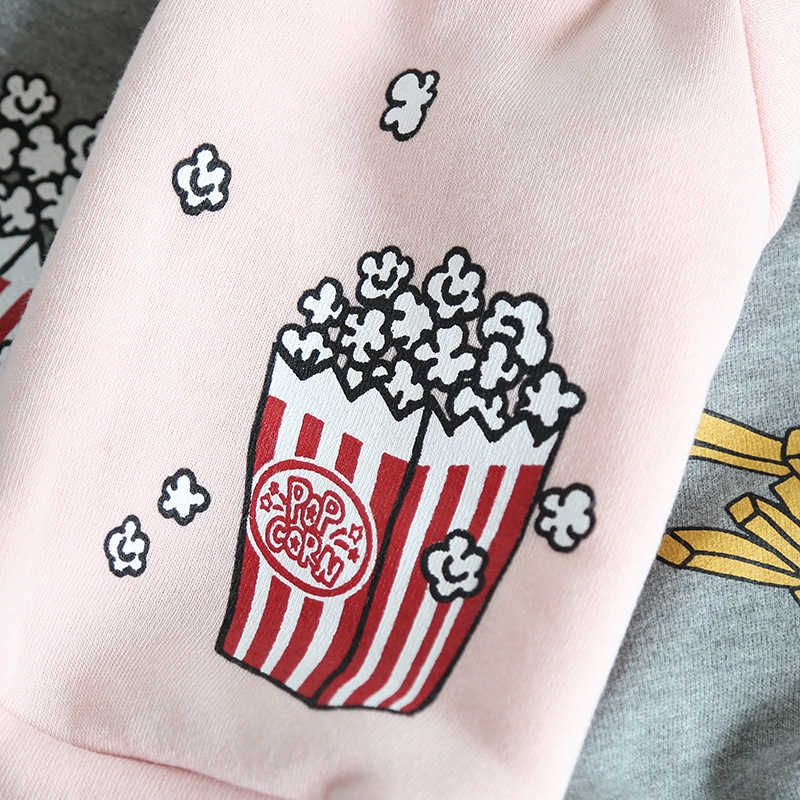 Pet Dog Popcorn Chips Warm Hooded Jacket - Image 5