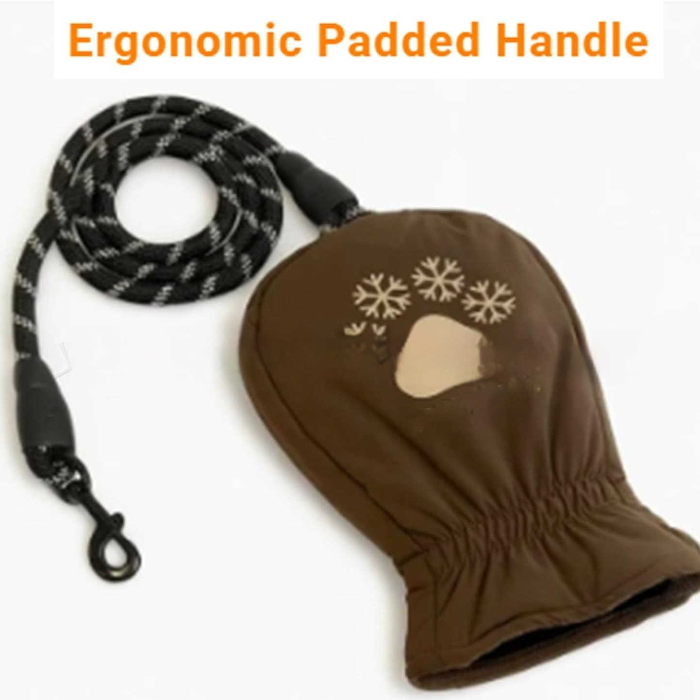 Warm Waterproof Gloves For Pet With Dog Leash