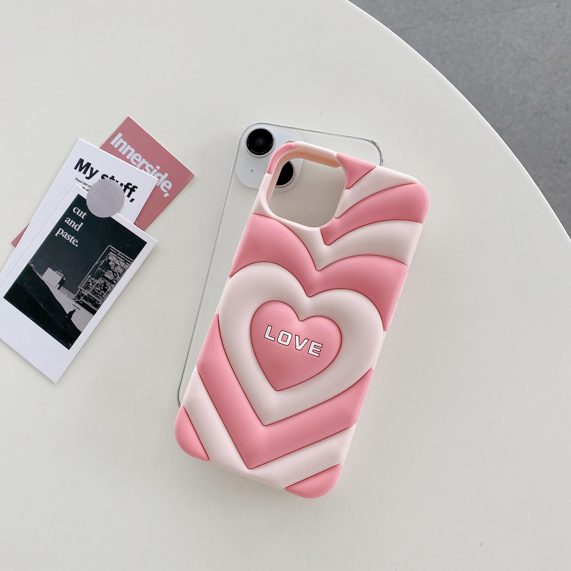 Silicone 3D Love Cute Phone Case - Image 5