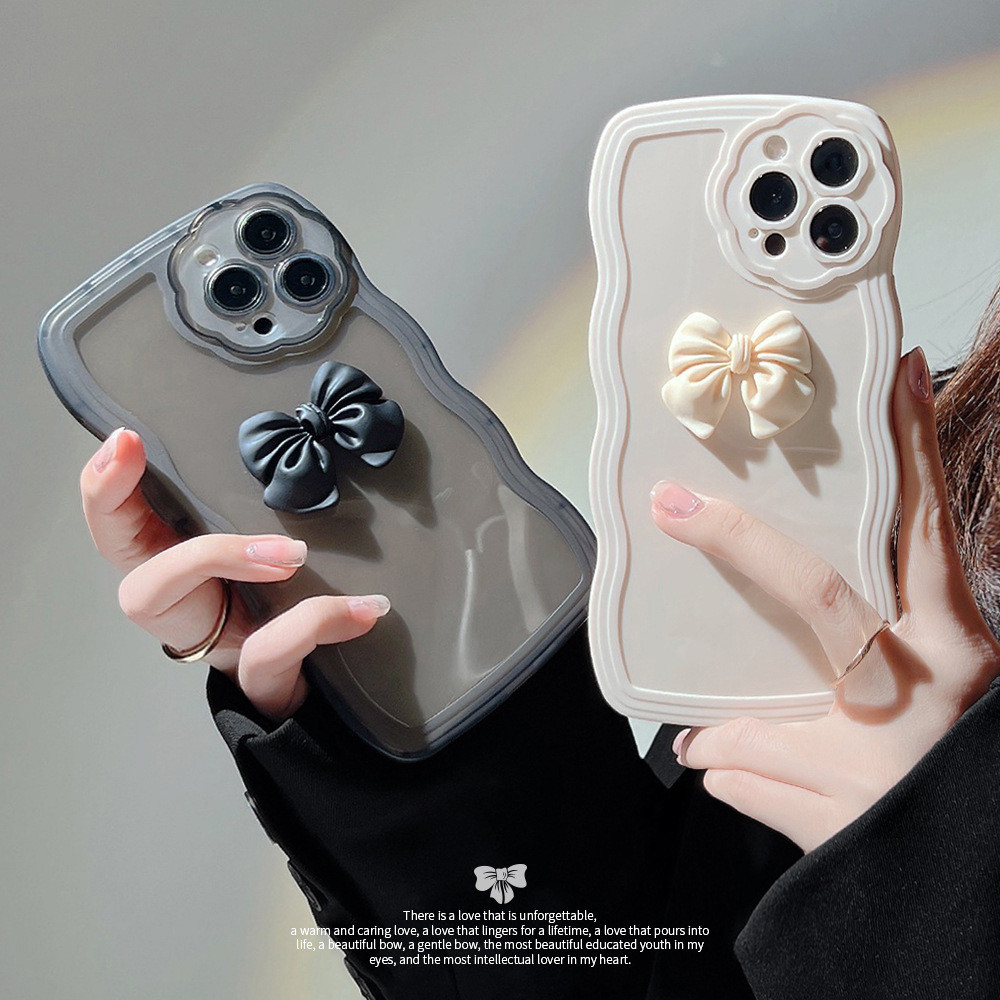 Women's Silicone Wave Bow Phone Case - Image 10
