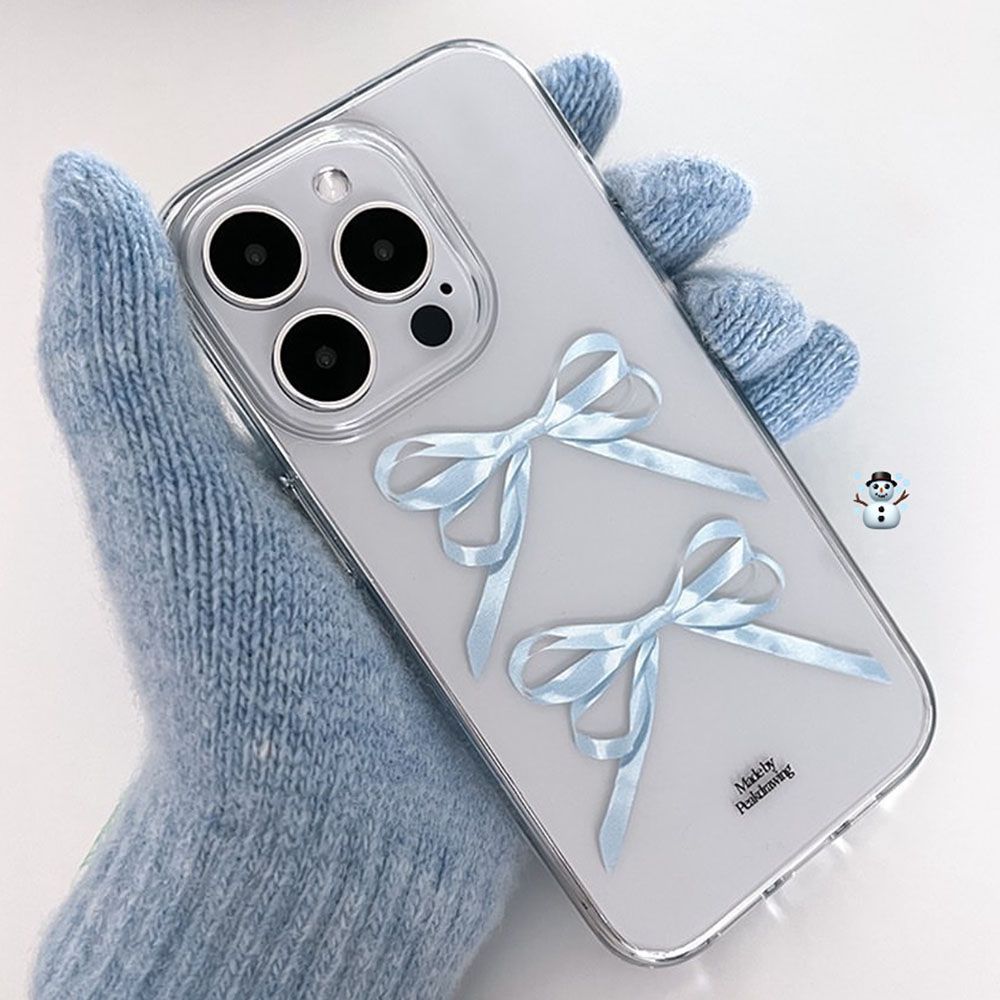 Ins Bow Transparent Phone Case - Image 8
