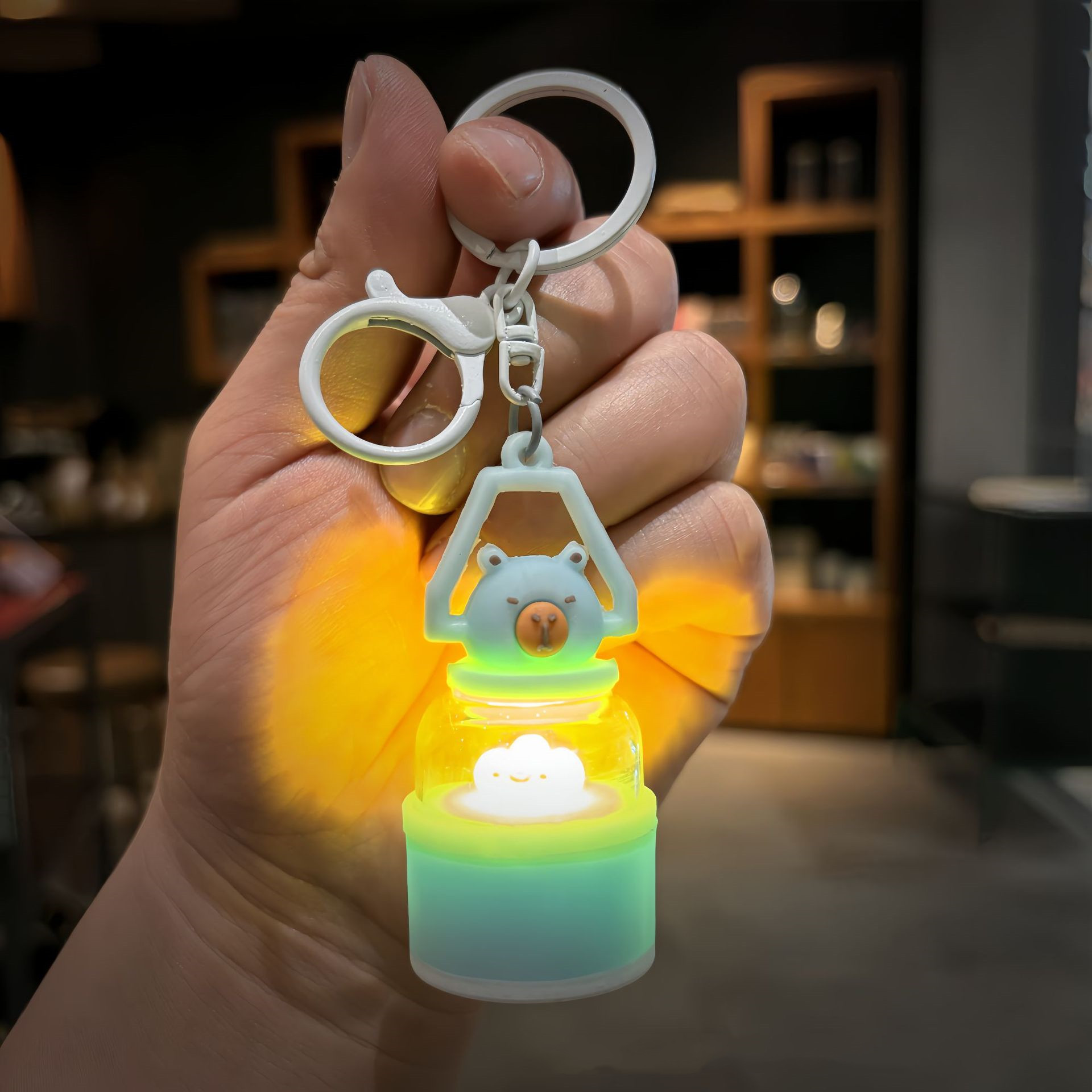 Creative Capabala Night Lamp Keychain - Image 3