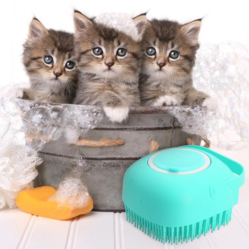 Soft Silicone Pet Dog Shampoo Massager Brush - Image 6