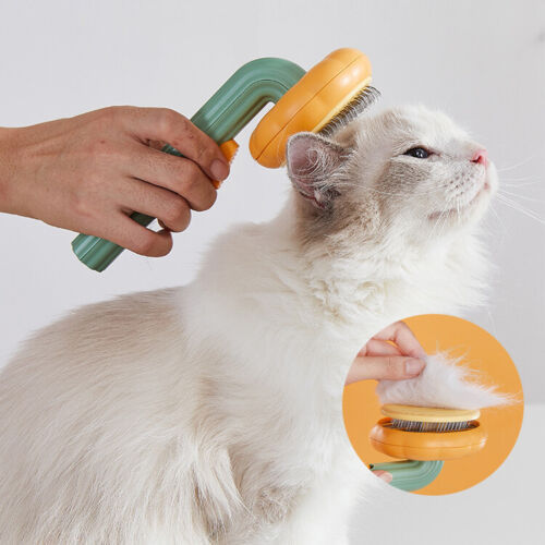 Pet Pumpkin Slicker Brush For Tangled Hair