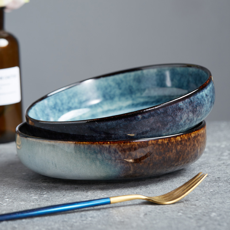 High Edge Beautiful Ceramic Deep Plates - Image 5