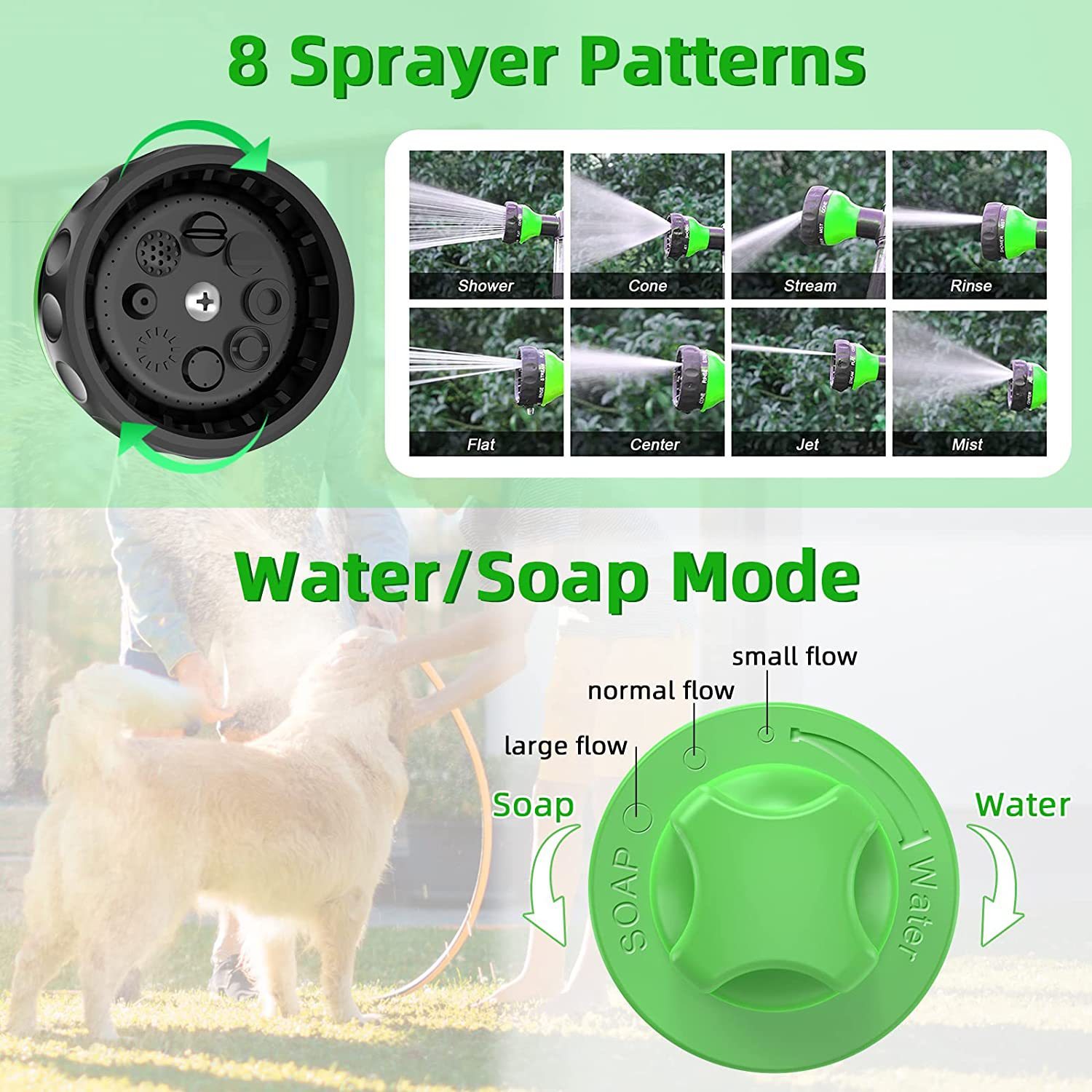 High-Pressure Pet Dog Wash Outdoor Spray Shower - Image 5