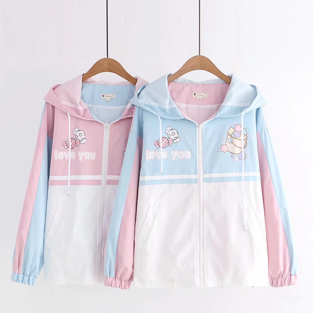 Light Cute Rainbow Cardigan Jacket