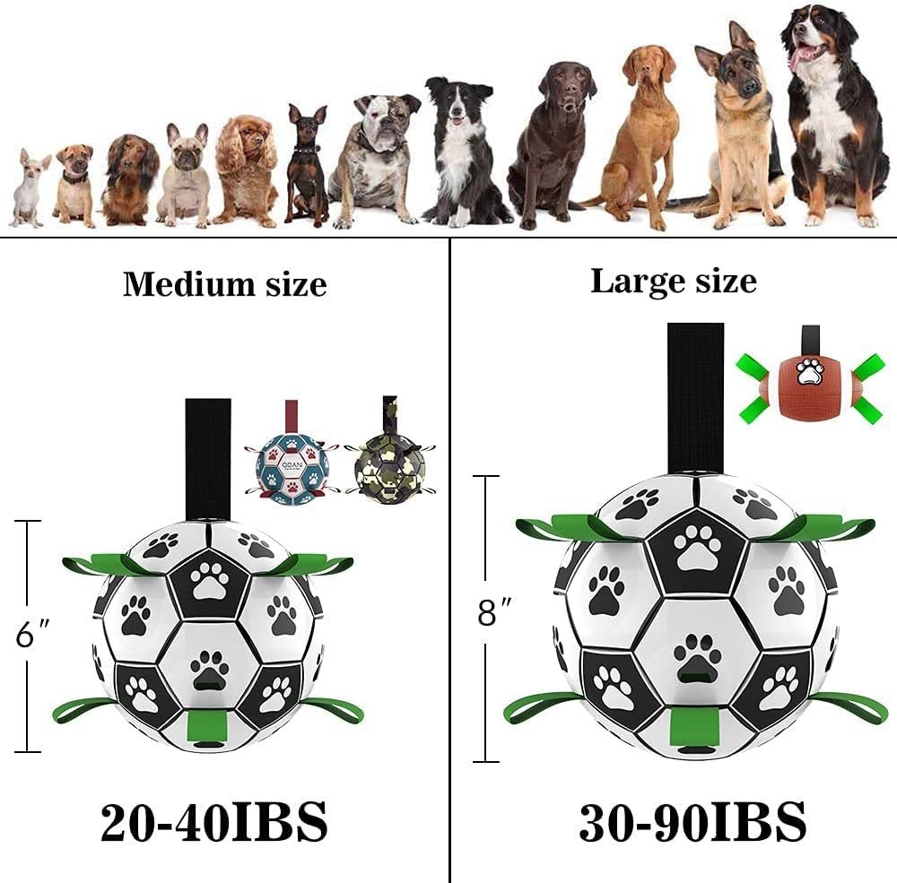 Interactive Dog Football Soccer Ball Toy - Image 7