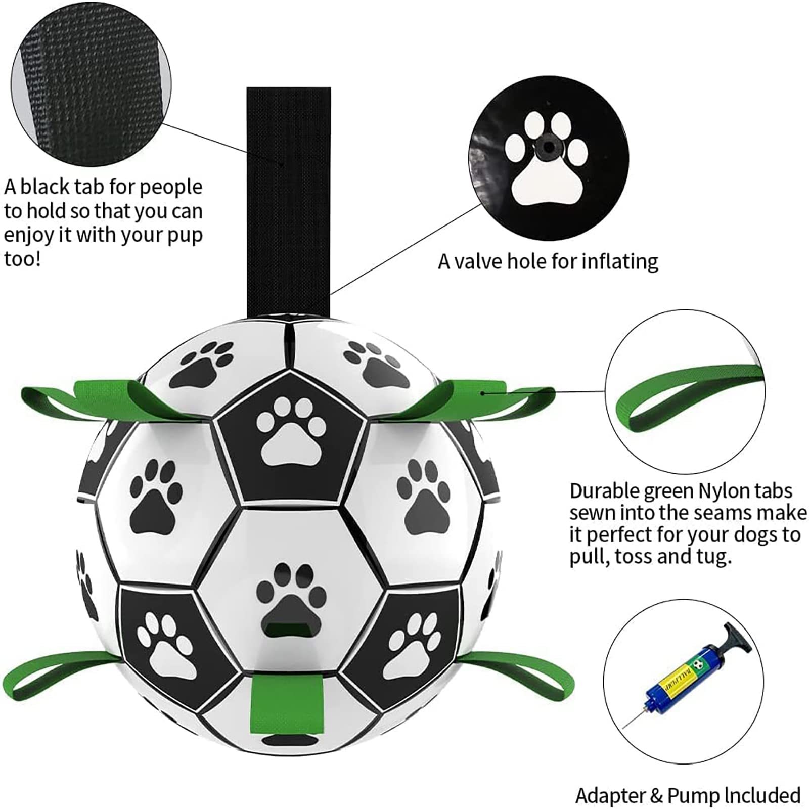 Interactive Dog Football Soccer Ball Toy - Image 8