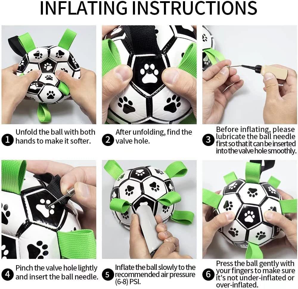 Interactive Dog Football Soccer Ball Toy - Image 4