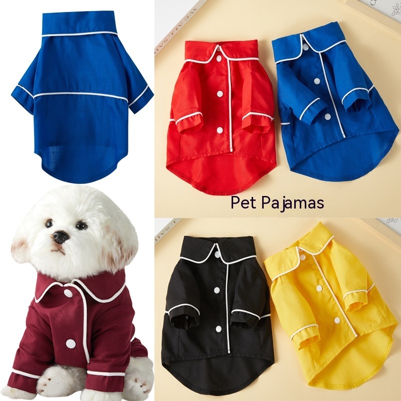 Pet Silk Ice Pajama Suit For Dog
