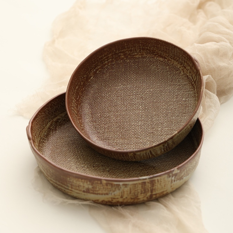 Creative Retro Ceramic Deep Plates