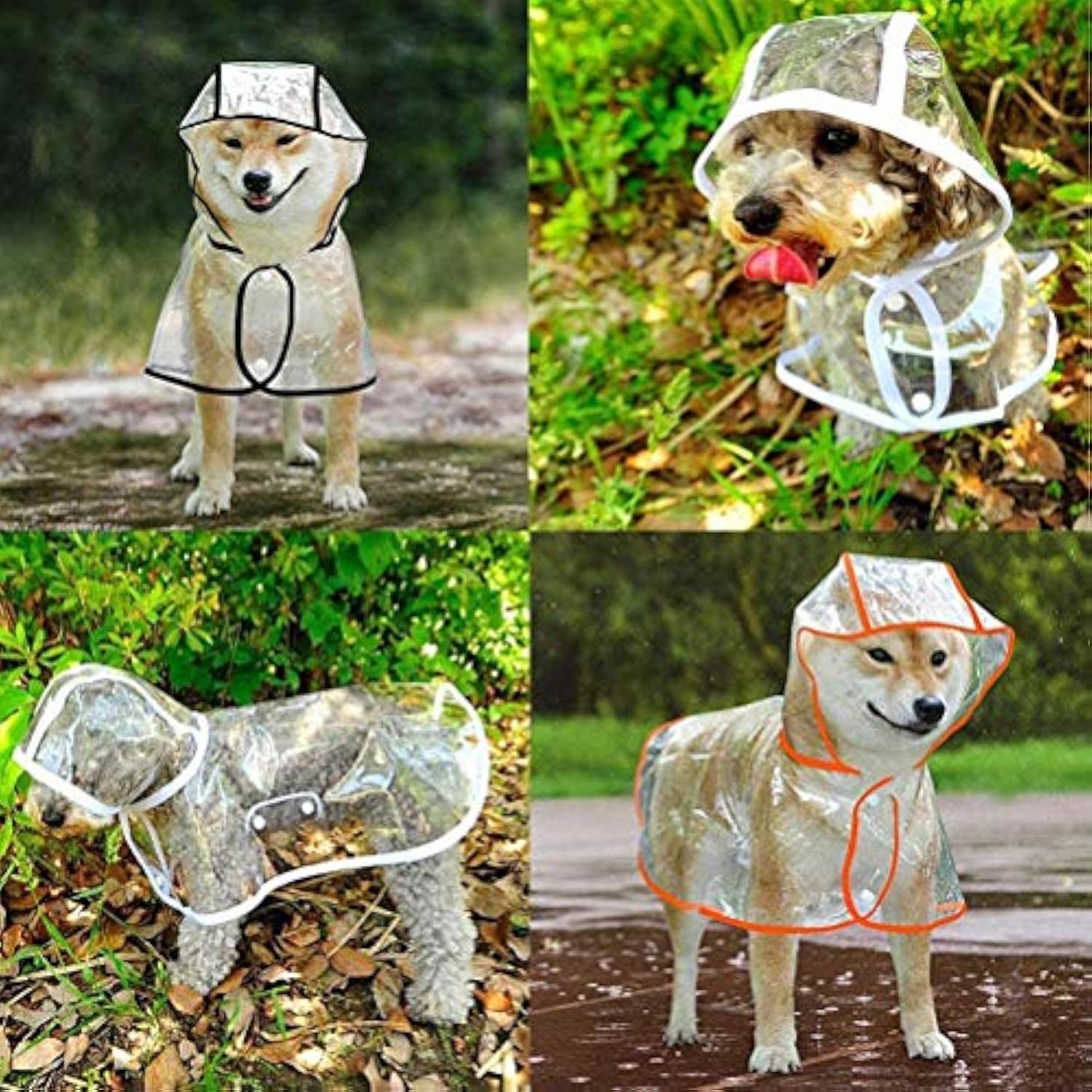 Waterproof Clear Breathable Raincoat With Hooded - Image 8
