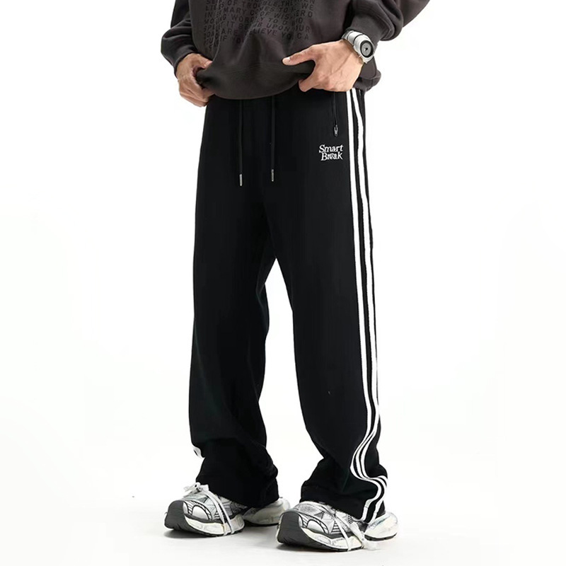 Retro Classic Striped Sports Trousers For Men