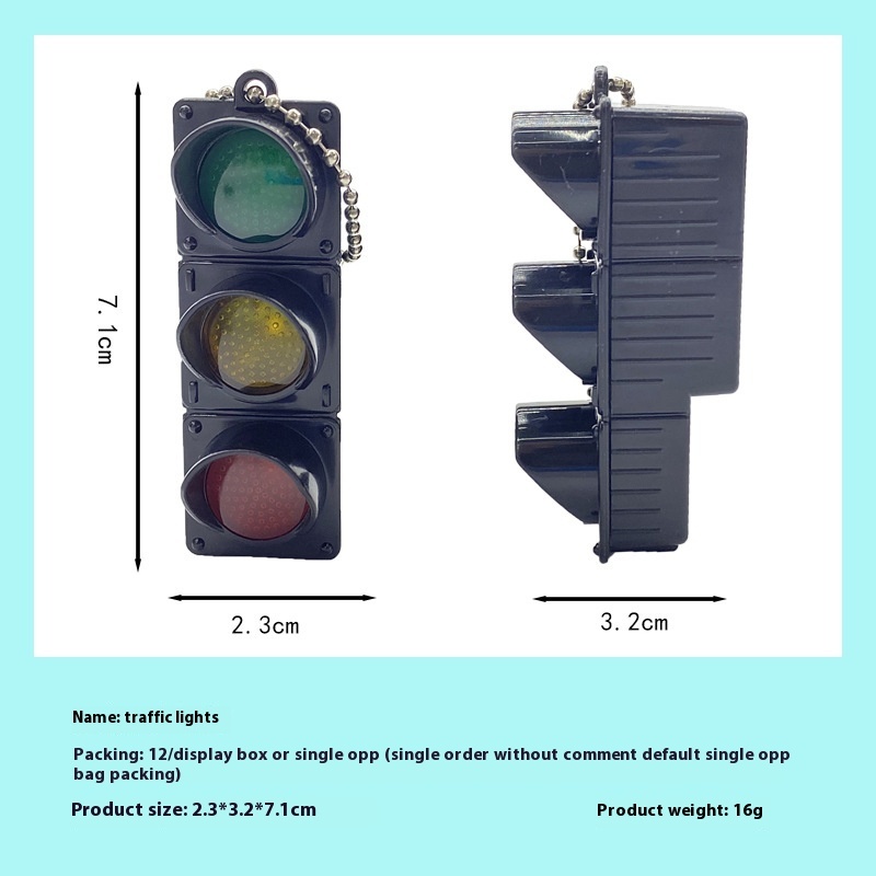 Mini Traffic Lights Keychain - Image 6