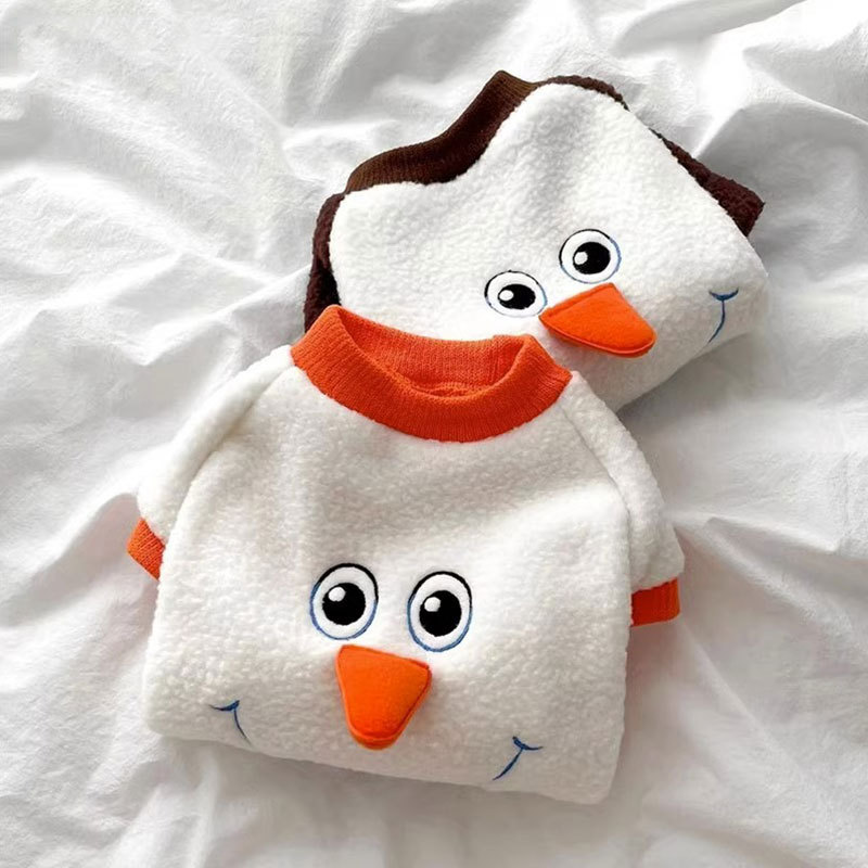 Funny Transformation Snowman Dog Hoodie - Image 4