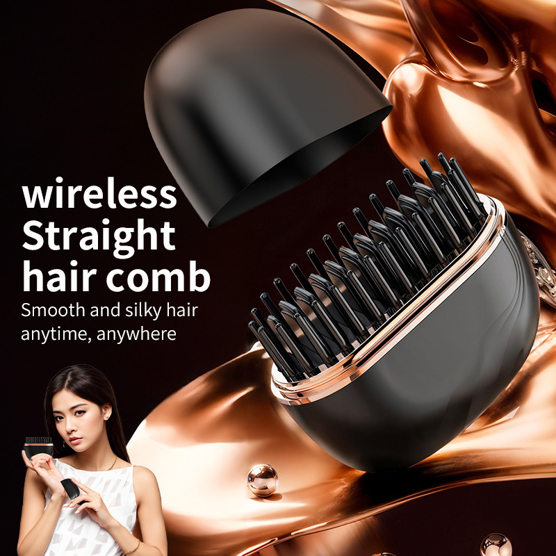Wireless Portable Mini Hair Straightening Comb