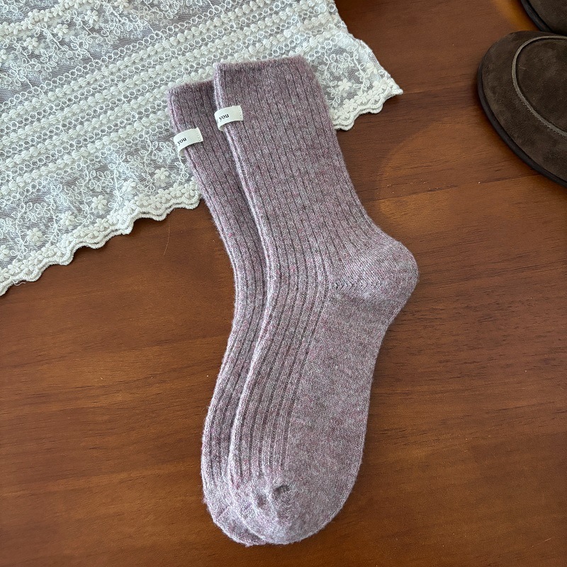 Japanese-style Warm Wool Socks For Girls - Image 8