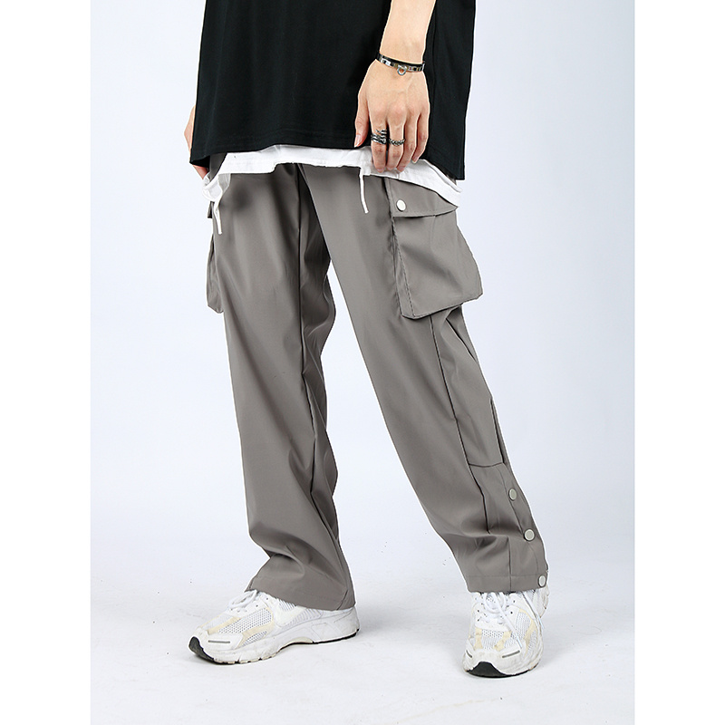 High Street Multi-pocket Casual Trousers For Men - Image 4
