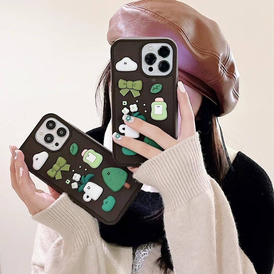 Three-Dimensional Cloud Plant Phone Case - Image 3