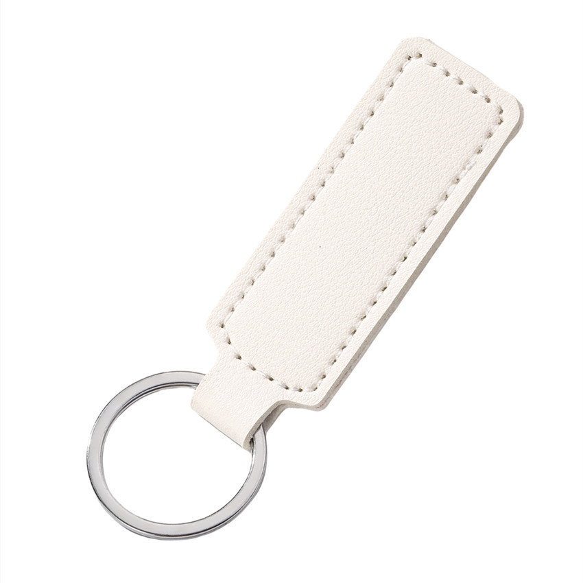 Simple Leather Car Keychain - Image 6