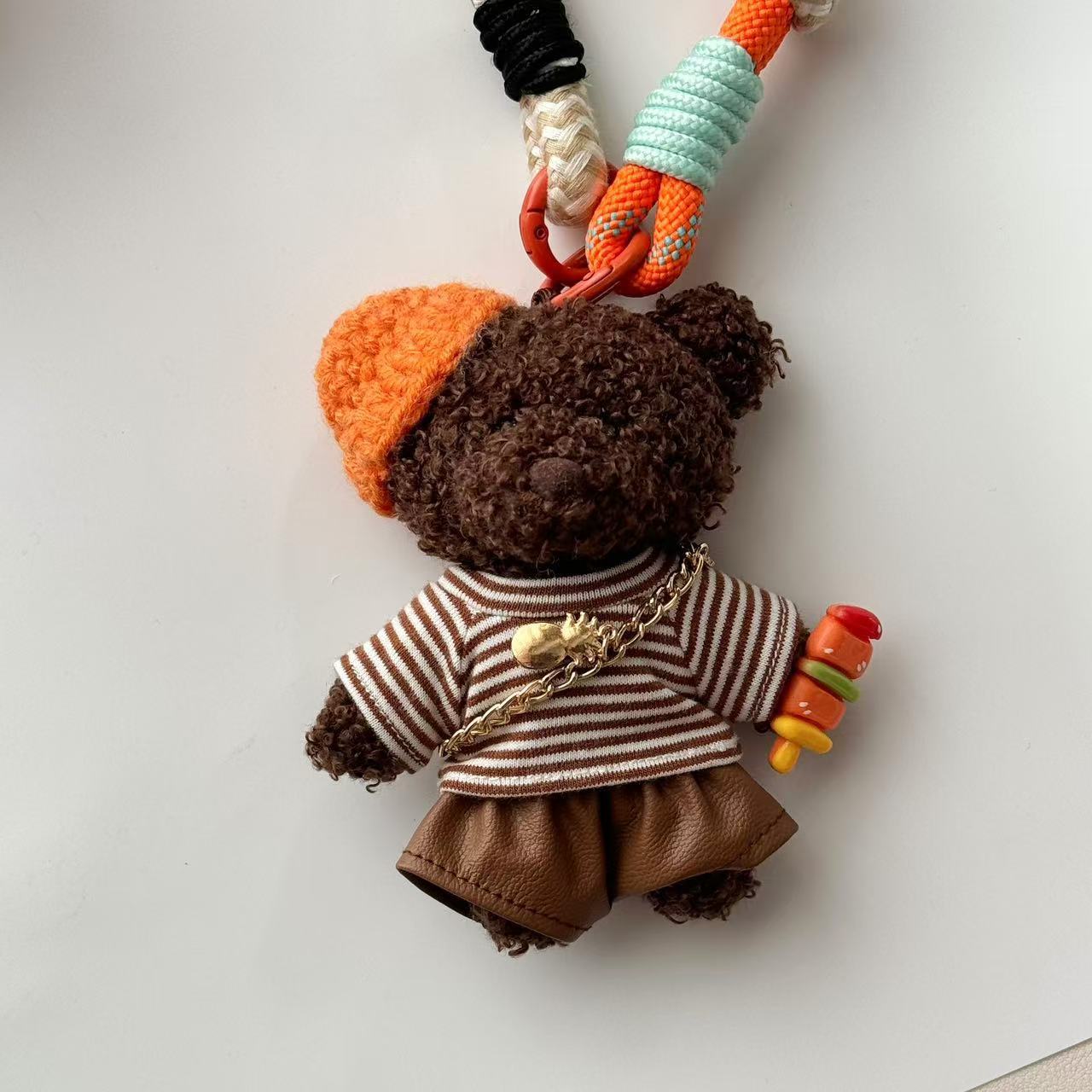 Fashion Bear Plush Pendant Keychain - Image 8