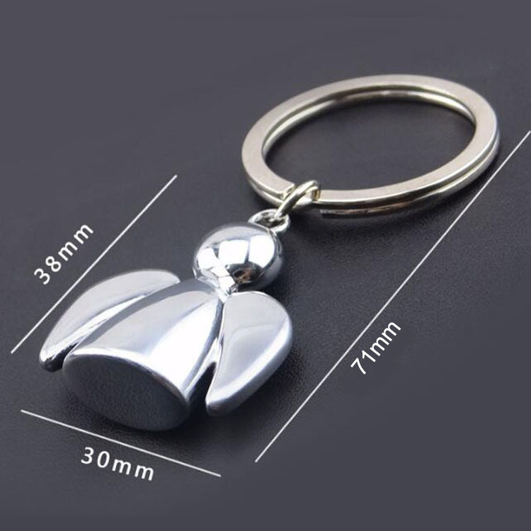 Creative Cute Angel Metal Keychain - Image 4