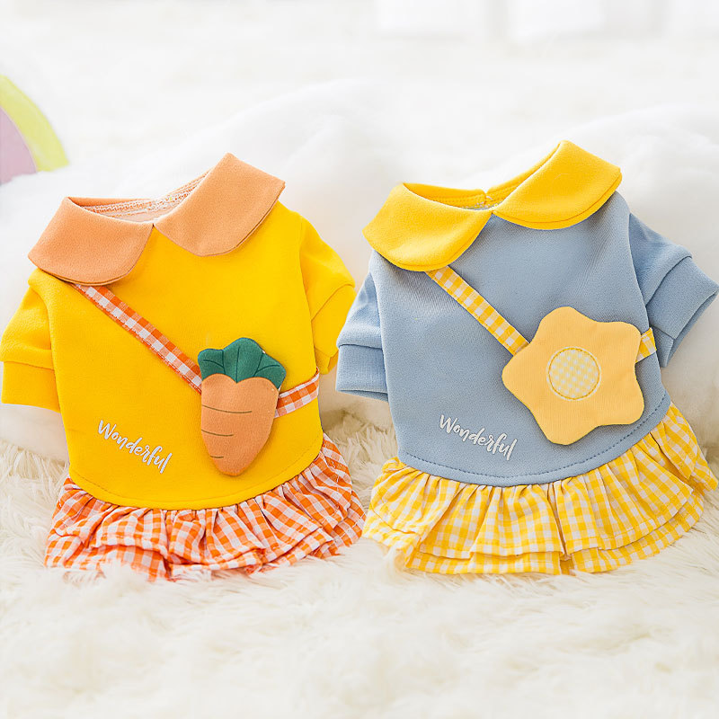 Cute Pet Cat Dog Backpack Suit