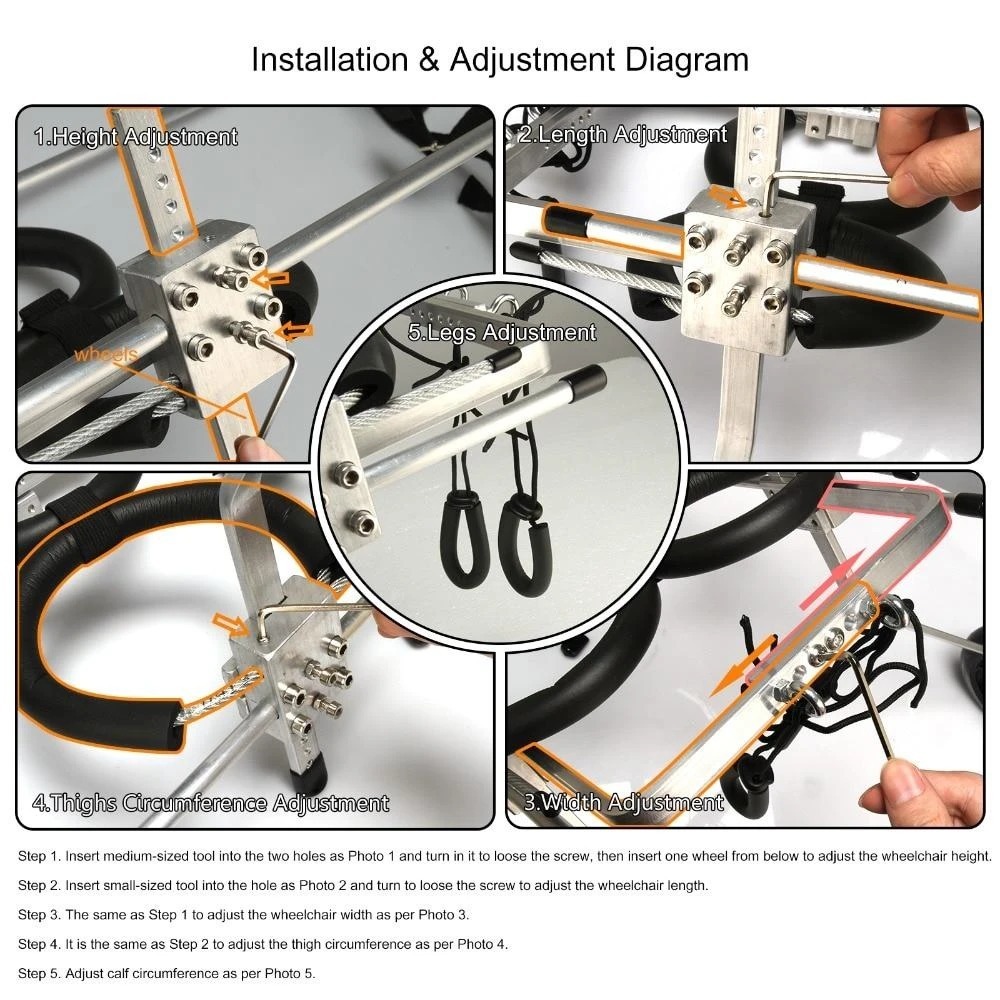 Fully Adjustable Dog Wheelchair - Image 7
