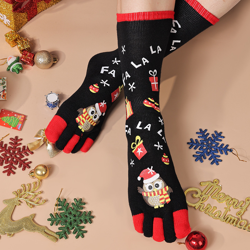 Cute Christmas Sweat-absorbent Split-toe Socks - Image 8