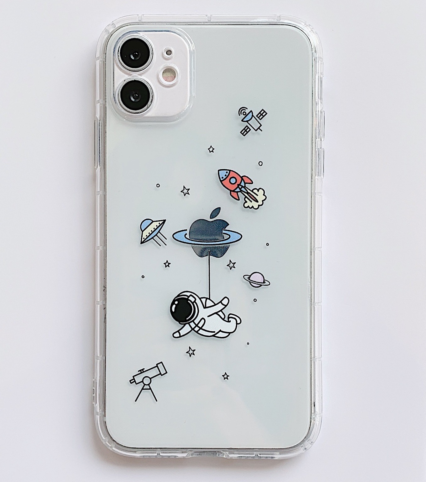 Creative Astronaut Transparent Phone Case - Image 7