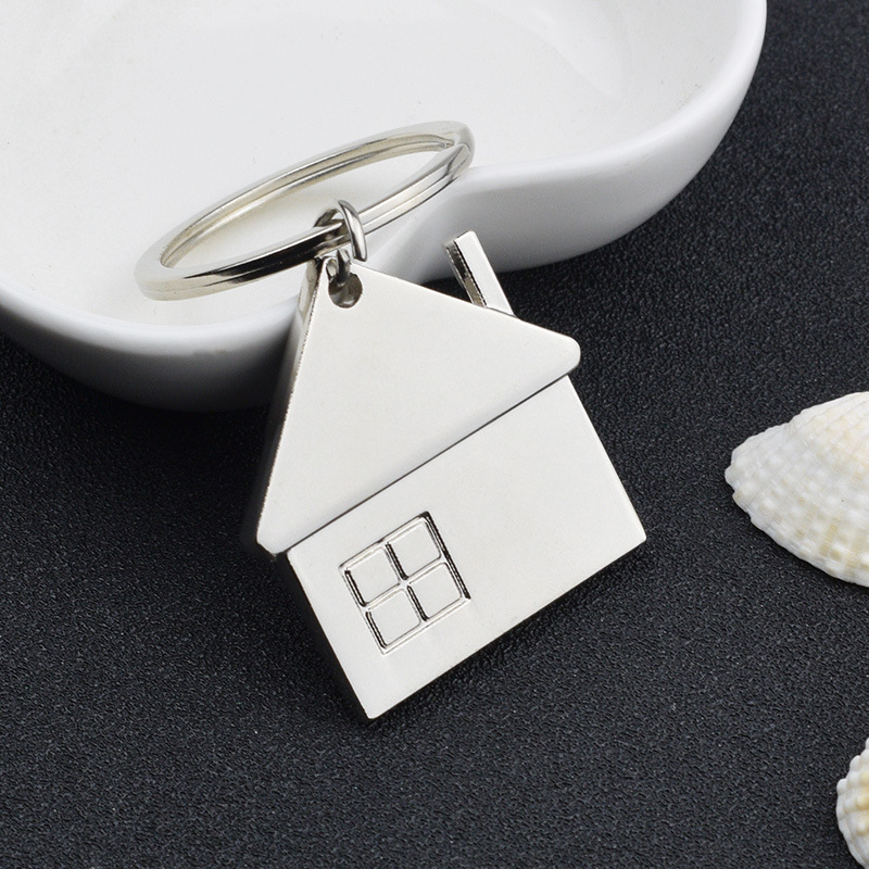 Creative House Pendant Metal Keychain