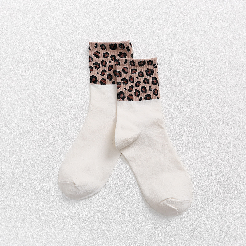 Mid-calf Leopard Print Socks For Women - Image 8
