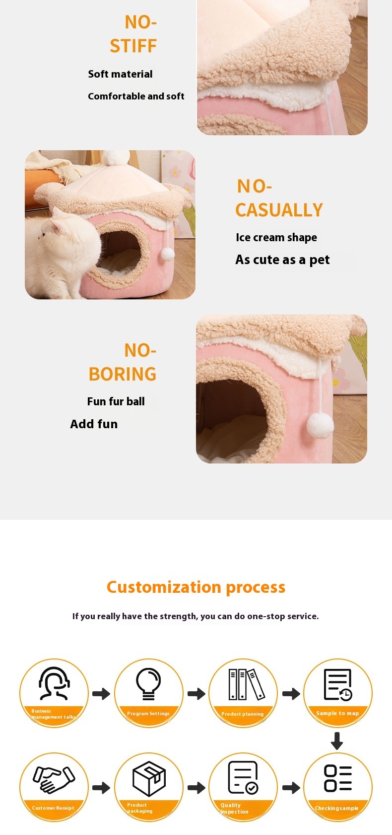 Ice Cream House Pet Bed - Image 2