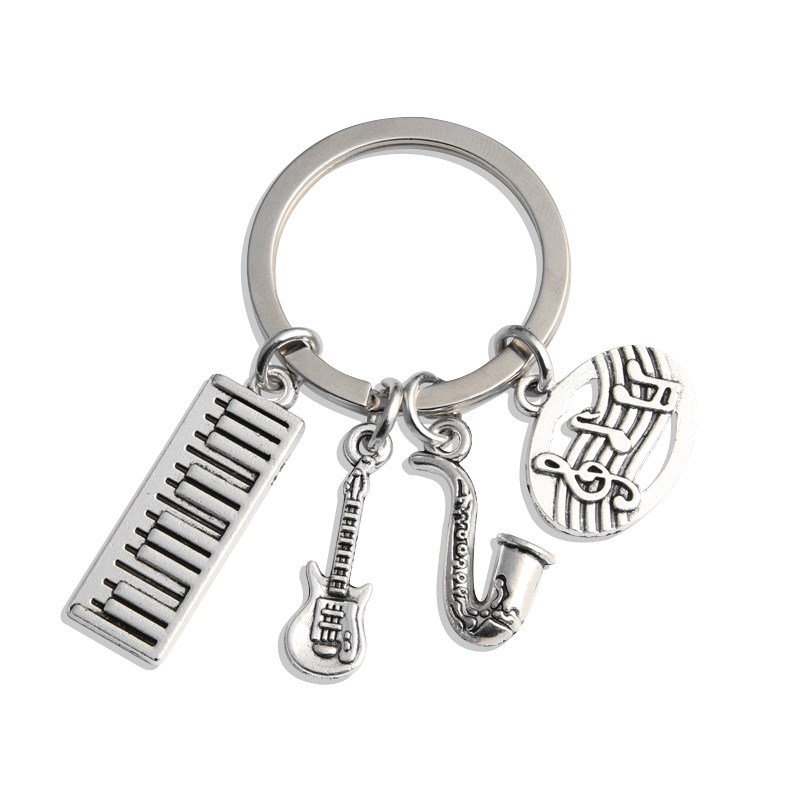 Electronic Musical Notes Organ Guitar Keychain - Image 3